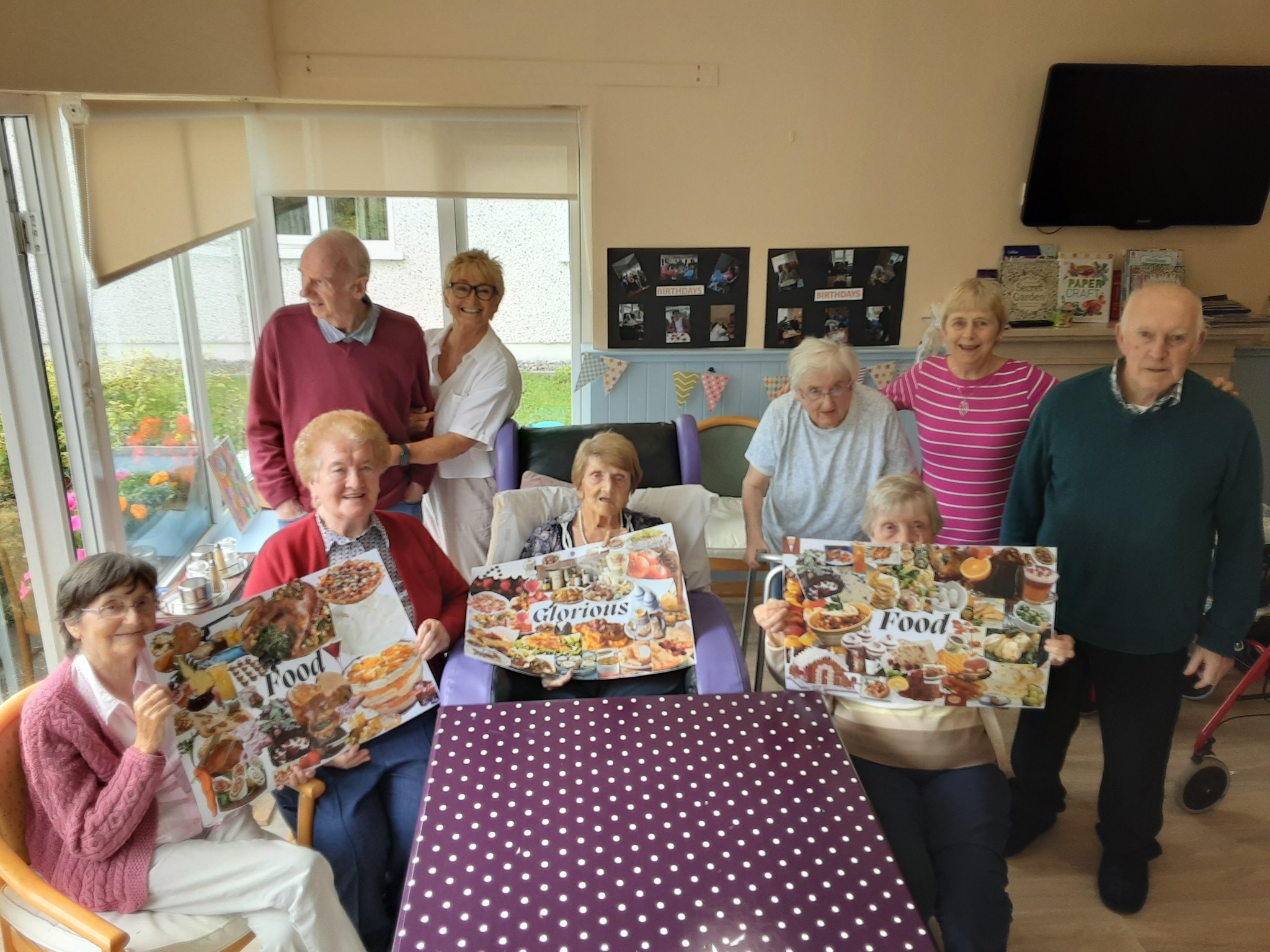 residents at a party in Rathkeevan nursing home 