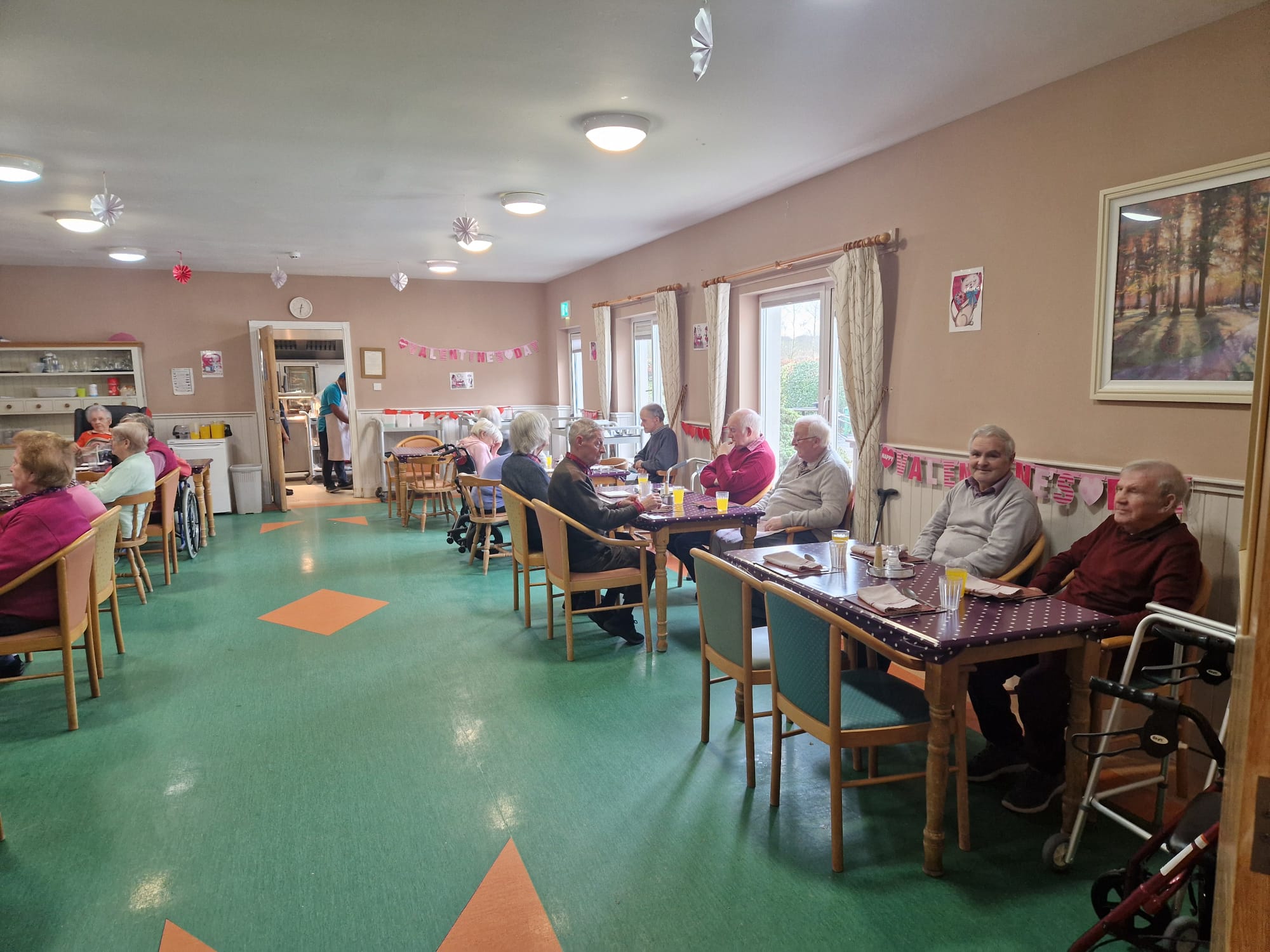 the dining area at Rathkeevan Nursing Home